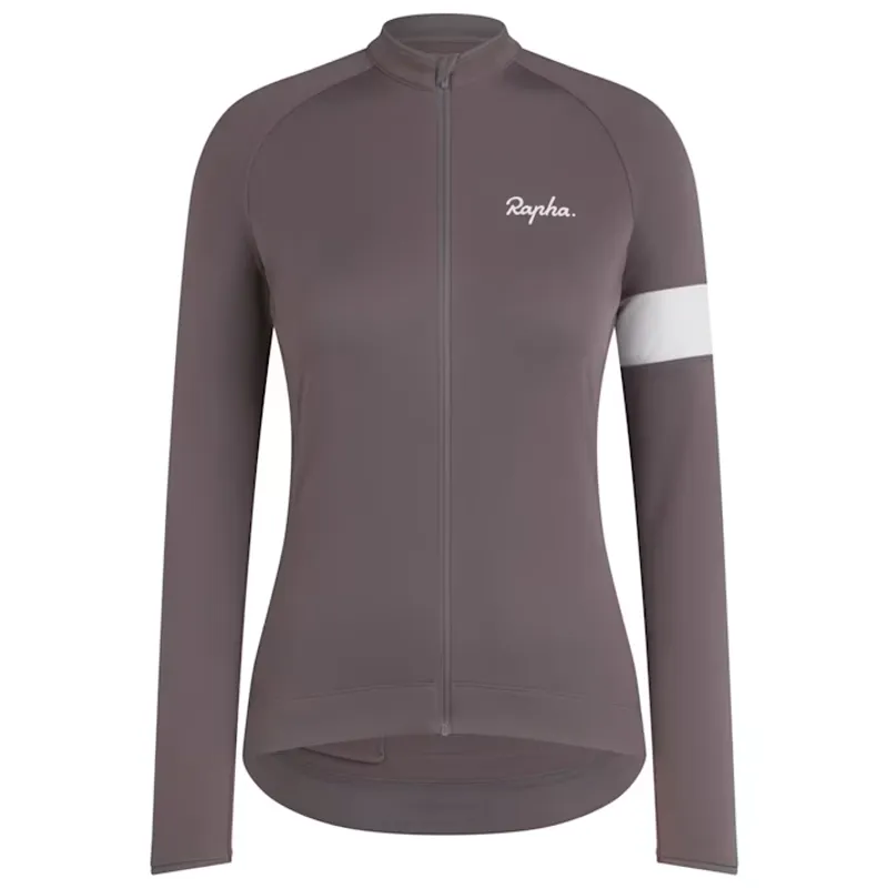 Rapha Women's Core Long Sleeve Jersey in Grey